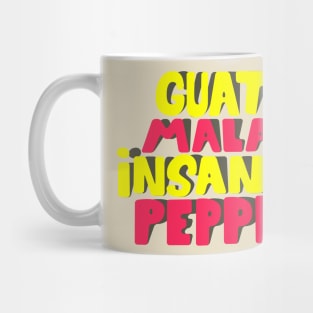 Guatemalan Insanity Pepper - Simpsons - Cult Series - Chilli - Typography Art Mug